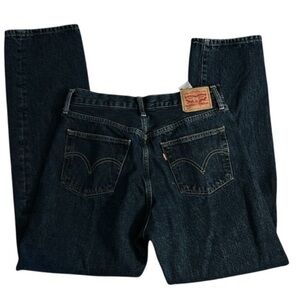 Levi's 501 Button Fly Deep Indigo  Jeans 29x30